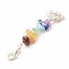Chakra Theme Natural Gemstone Pendant Decorations LS-X1-HJEW-JM00645-04-3