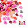 Handmade Polymer Clay Beads Strands CLAY-R089-4mm-T05C-2