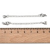 304 Stainless Steel Curb Chain Extender SA-CBA45D5-10P-3