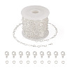 DIY Chain Bracelet Necklace Making Kit DIY-TA0003-74-13