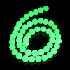 Synthetic Luminous Stone Beads Strands G-L582-01B-4