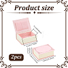 Paper Rings Storage Boxes CON-WH0100-46-2