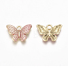 Golden Plated Alloy Enamel Pendants PALLOY-CJC0001-31D-1