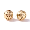 Brass Hollow Round Beads KK-P226-31CG-1