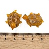 Handmade Gold Sand Lampwork Beads LAMP-K044-01-4
