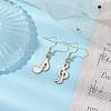 Alloy and Enamel Dangle Earrings for Woman EJEW-JE06019-2