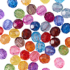 450Pcs 15 Colors Transparent Acrylic Beads TACR-CJ0001-31-5