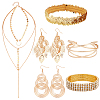 ANATTASOUL DIY Sparkling Alloy & Iron Jewelry Set DIY-AN0001-01-1