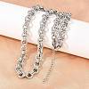 7MM 304 Stainless Steel Double Link Chain Necklaces for Women SA-H001-24P-1