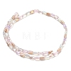 Electroplate Glass Beads Strands EGLA-P068-01A-03-3