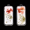 Epoxy Resin Pendants RESI-T058-02I-3