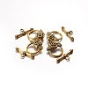 Tibetan Style Toggle Clasps LS-GLF0026Y-3