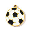 304 Stainless Steel Enamel Pendants STAS-OY003-18G-1