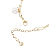 3Pcs 3 Colors Natural Freshwater Shell Beads & Alloy Enamel Charm Bracelets BJEW-JB12214-5