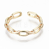 Brass Cuff Rings X-KK-T062-65G-NF-4