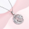 Moon & Star & Sun 304 Stainless Steel Pendant Necklaces NJEW-H059-14P-1