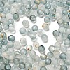 Frosted Transparent Acrylic Beads X1-OACR-F013-12F-1