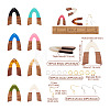 DIY V-shape Dangle Earrings Making Kit DIY-BY0001-42-14