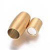 304 Stainless Steel Magnetic Clasps with Glue-in Ends LS-STAS-F227-51A-G-2