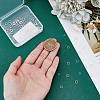 240Pcs 4 Styles Rack Plating Brass Open Jump Rings KK-NB0004-10-3