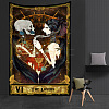 Rectangle with Tarot Polyester Decoration Backdrops WICR-PW0001-34A-01-1