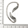 316 Surgical Stainless Steel Cuff Earrings EJEW-E300-04AS-01-3