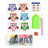 DIY Owl Diamond Painting Stickers Kits For Kids DIY-O016-05-1