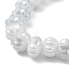 Pearl Luster Plated Electroplate Glass Beads GLAA-G106-02A-PL03-3