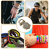 1Pc Tibetan Style Wolf Shaped Brass Shackle Clasps FIND-CY0002-14A-5