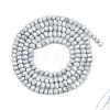 Electroplate Rondelle Glass Beads Strands GL-T021-2x2.5mm-17-22-2