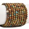 Natural Turquoise Beads Strands G-Z163-B02-4mm-2