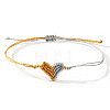 Polyester & Synthetic Fibre Cord Braided Bracelets for Women HY5944-1-1