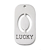 304 Stainless Steel Pendants STAS-D200-02A-P-1