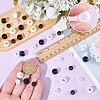 100Pcs 4 Styles Resin European Beads RESI-CP0001-14-3