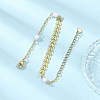 Natural Cultured Freshwater Pearl Beads Link Bracelets BJEW-JB12857-01-5