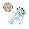 Glass Seed Beaded Jellyfish Big Pendants X-PALLOY-MZ01166-04-2