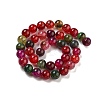 Dyed Natural Agate Beads Strands X-G-R262-10mm-1-5