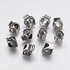 304 Stainless Steel European Beads Enamel Settings LS-STAS-J022-090AS-2