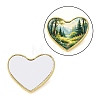 Soccer Season Sublimation Blank Brooch Pins FIND-T077-01F-G-1