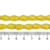 Opaque Solid Color Imitation Jade Beads Strands GLAA-N005-P8mm-D06-4