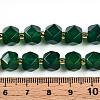 Natural Green Onyx Agate(Dyed & Heated) Beads Strands G-T140-09A-5