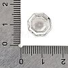 Brass Micro Pave Cubic Zirconia Beads KK-D408-11S-01A-3