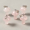Natural Rose Quartz Pendants GG-CBAA0EE-05P-26-1
