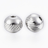 Tarnish Resistant 304 Stainless Steel Beads STAS-G154-36-8mm-2