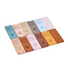 60Pcs 10 Colors Microfiber Leather Labels DIY-BY0001-14-2
