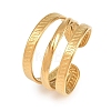 304 Stainless Steel Cuff Open Rings for Women RJEW-C161-01A-G-2