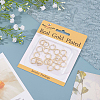 10 Pairs Brass Huggie Hoop Earrings EJEW-BBC0002-21-6