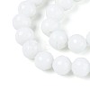 Opaque Solid Color Glass Bead Strands GLAA-R095-P8mm-01-3