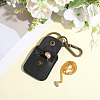 Rectangle PU Leather Ring Holder Pendant Decoration AJEW-CP0011-03-3