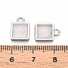 Square Alloy Resin Charms PALLOY-N177-04P-3